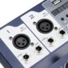 White Smoke J.I.Y F4 4 Channel USB Bluetooth Audio Mixer with Reverb Effect for Home Karaoke Live Stage Performance