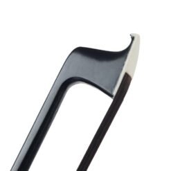Slate Gray NAOMI 4/4 Size Violin/ Fiddle Bow Carbon Fiber Bow Round Stick AAA Grade Black Horsehair Ebony Frog Paris Eye Inlay Beginner Use