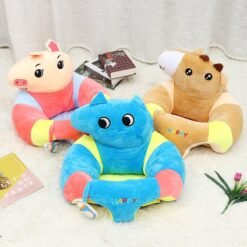 Multi-Style Kids Baby Support Seats Sit Up Soft Chair Sofa Cartoon Animal Kids Learning To Sit Plush Pillow Toy - Toys Ace