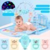 Lavender Baby Play Mat Game Music Fitness Blanket Early Educational  Toy Direct Charging Projection Spaceship Version Newborn Baby toy