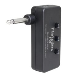 Dark Slate Gray Flatsons F1R Mini Headphone Guitar Amp Amplifier with 3.5mm Headphone Jack AUX Input Plug-and-Play Guitar Headphone Amplifier
