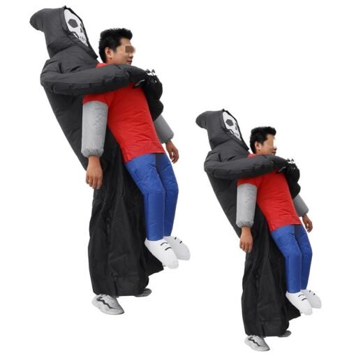 Firebrick Halloween Party Dress Waterproof Inflatable Cosplay Party Costume With Air Pump for Kids & Adults
