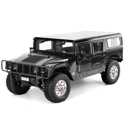 Black HG P415 Standard 1/10 2.4G 16CH RC Car for Hummer Metal Chassis Vehicles Model w/o Battery Charger