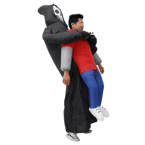 Firebrick Halloween Party Dress Waterproof Inflatable Cosplay Party Costume With Air Pump for Kids & Adults