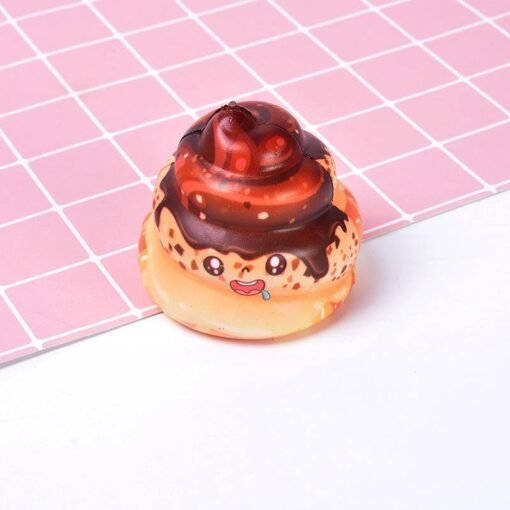 Chocolate Poo Squishy 8CM Yummy Expression Kawaii Jumbo Gift Collection With Packaging - Toys Ace