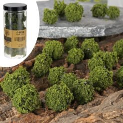 Dark Olive Green Model Scale Tree Cluster Garden Railway Scenery Layout Miniature Landscape DIY Decorations