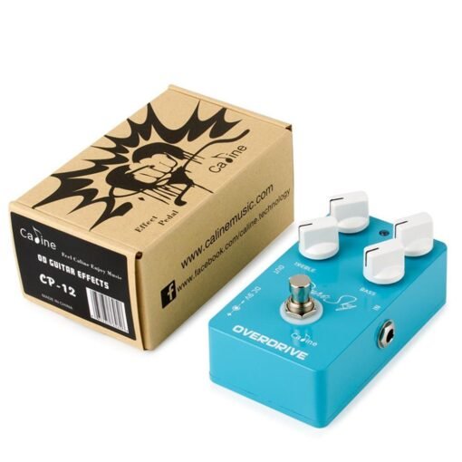 Dark Khaki Caline CP-12 Pure Sky Overdrive Guitar Effects Pedal True Bypass with EQ Effects