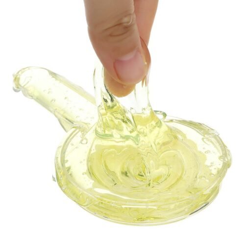 Pale Goldenrod Kiibru Lollipop Slime 12.5*6.5*2.5CM Transparent Jelly Mud DIY Gift Toy Stress Reliever
