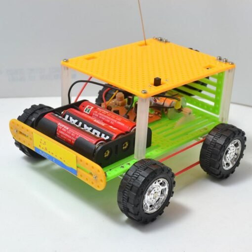 Goldenrod Kaka DIY Fixed Car/Robot Board For 2/4 Channel RC Car Module Colorful Plastic DIY Board