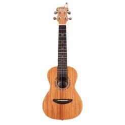 Coral Andrew 23 Inch Mahogany Plywood Molecular Carbon String Log Color Ukulele for Guitar Player