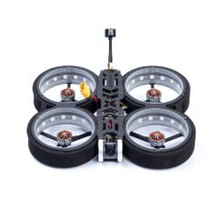 Dim Gray Diatone MXC TAYCAN 369 SW2812 LED DUCT 3 Inch 6S Freestyle CineWhoop FPV Racing Drone BNF w/  Runcam Nano 2 Camera