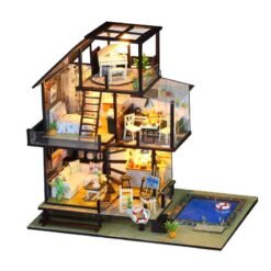Iie Create K048 Seattle Holiday DIY Assembled Cabin Creative With Furniture Indoor Toys - Toys Ace