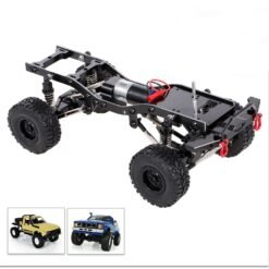 Dark Slate Gray All Metal 4WD RC Car Frame For 1/16 WPL C24 C14 RC Car Without Electric Parts