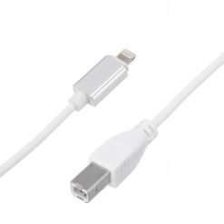 Lavender DOREMiDi Music MIDI USB To Lightnings To MIDI Type B OTG High Speed Cable For iPhones iPads