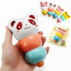 LeiLei Squishy 15cm Pierced Haw Berries Candy Stick Bear Pig Slow Rising With Packaging Gift - Toys Ace