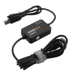 Dark Slate Gray DOREMiDi USB MIDI To Wireless Bluetooth MIDI Adapter Wireless MIDI USB Cable With indicator For YAMAHA MIDI Device