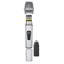 Lavender K3 1 Drag 1VHF Wireless Wheat FM Frequency Full Metal Tube Microphone Without Battery