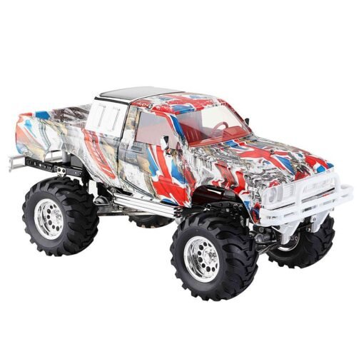 Chocolate HG P407 with 2 Shells 1/10 2.4G 4WD RC Car for TOYATO Metal 4X4 Pickup Truck RTR Vehicle Model