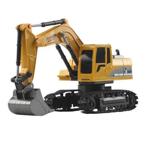 Dark Goldenrod Mofun 1026 40Mhz 1/24 6CH RC Excavator Car Vehicle Models Toy Engineer Truck With Alloy Parts Light Music