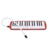 Maroon IRIN 32 Key Melodica Keyboard Mouth Organ with Pag for School Student
