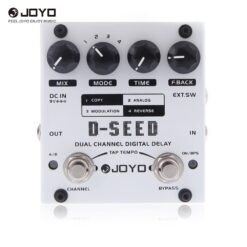 Lavender JOYO D-SEED Dual Channel Digital Delay Guitar Effect Pedal with Four Modes