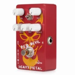 Brown Caline CP-30 Heavy Metal Guitar Pedal Aluminum Alloy Housing Red Devil Delay Pedal True Bypass Design Guitar Accessories