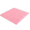 Light Pink Acoustic Foam Panel Music Soundproof Foam Absorption Treatment Egg Shape 50x50x3cm