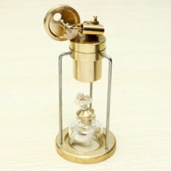 Wheat Microcosm Mini Live Steam Engine Brass Stirling Engine Model Science Education