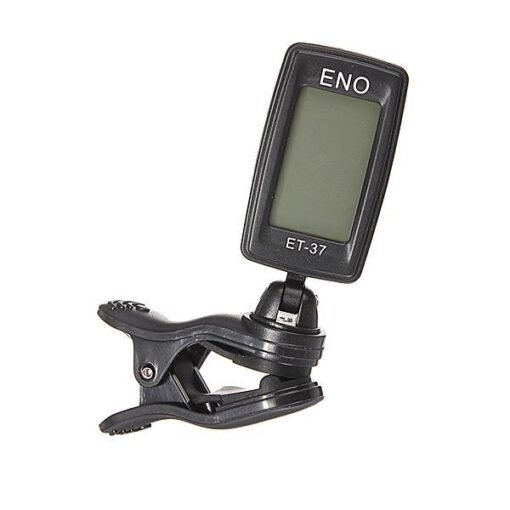 Dim Gray ENO ET-37 LCD Clip-on Electronic Guitar Bass Violin Ukulele Tuner