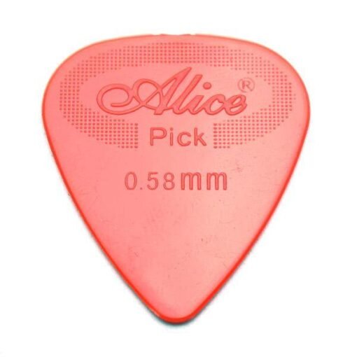 Light Salmon Celluloid 0.58/0.71/0.81/0.96/1.2/1.5mm 50pcs Colorful Guitar Picks