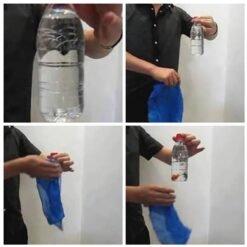 Midnight Blue Close Up Magic Stage Trick Fish In A Bottle Incredible Penetration Instant