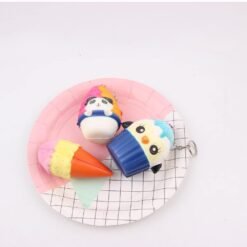 Cartoon Hanging Ornament Squishy With Key Ring Packaging Pendant Toy Gift Decor Collection With Packaging - Toys Ace