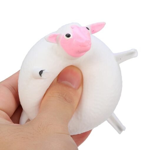 White Smoke Animal Balloon Squeeze Inflatable Toys Funny Stress Reliever Squishy