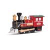 Brown Christmas Train Track Toys Electric Stitching Train Track With Light And Music Effect