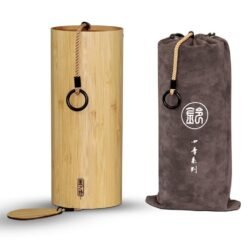 Tan Bamboo Wind Chimes Windchime Windbell for Outdoor Garden Patio Home Decoration Meditation Relaxation