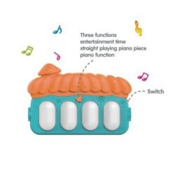 Coral Fitness Frame Foot Harp Baby Newborn Game Pad Children Shake Sound Educational Indoor Toys