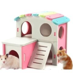 Hamster Golden Bear Bedroom Color Wooden House Big House - Toys Ace