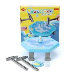 Sky Blue Icebreaker Penguin Trap Kids Puzzle Desktop Game Ice Cubes Block Family Fun Toys