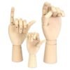 Wooden Artist Articulated Right Hand Art Model SKETCH Flexible Decoration - Toys Ace