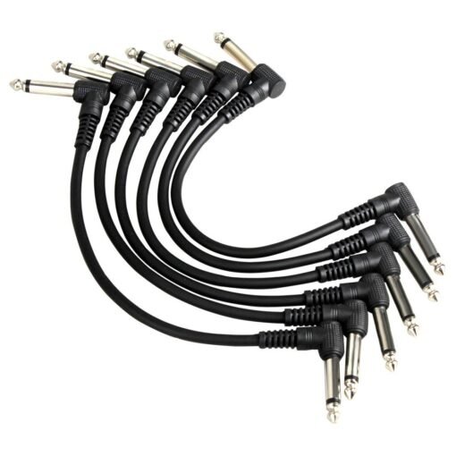 Black IRIN A Set of 6 Effect Device Connection Lines for Musical Instrument Accessories