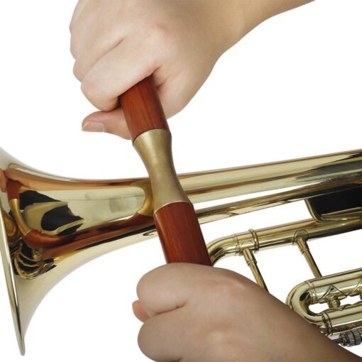 W5 Redwood Handle Pressure Roller Pipe Saxophone Trumpet Trombone Sheet Metal Repair Tool - Toys Ace