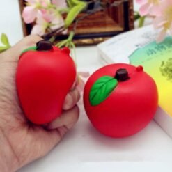 Squishy Red Apple 7cm Soft Slow Rising Fruit Collection Decor Gift Toy - Toys Ace
