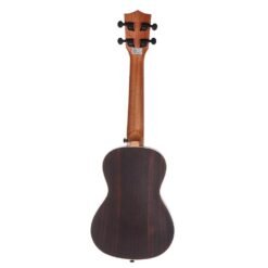 Sienna Andrew 23 Inch Acacia High Molecular Carbon String Log Color Ukulele for Guitar Player