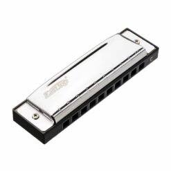 White Smoke EASTTOP T10-B C Key 10 Holes Harmonica Blues Harp Stainless Steel Cover Plate with Plastic Box  (C)