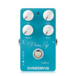 Dark Cyan Caline CP-12 Pure Sky Overdrive Guitar Effects Pedal True Bypass with EQ Effects