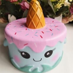 Cute Unicorn Cake Squishy 11*10CM Super Slow Rising Squeeze Cream Scented Original Package - Toys Ace