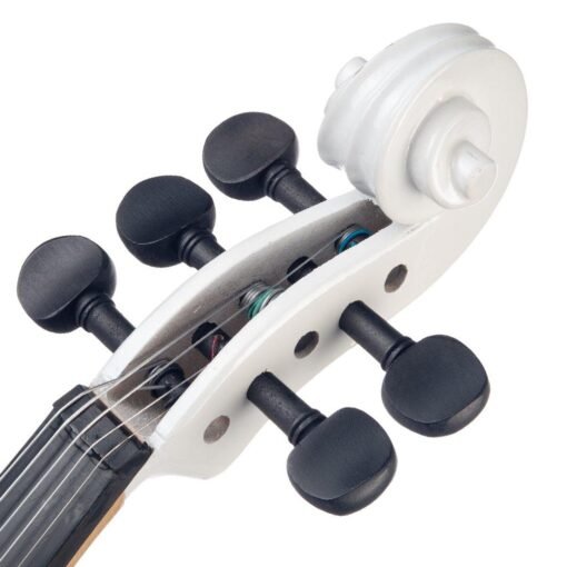Lavender NAOMI 4/4 Full Size Electric Violin Fiddle 5 String Silent Violin Accessories