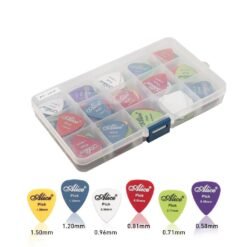 Gray Alices 180PCS Electric Guitar Picks for Guitar Instrument