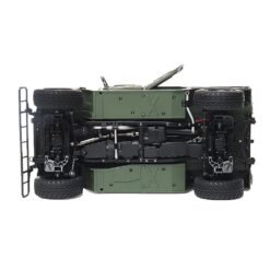 Dim Gray HG P408 Standard 1/10 2.4G 4WD 16CH 30km/h RC Car U.S.4X4 Military Vehicle Truck without Battery Charger