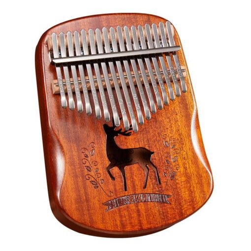 Sienna Byla 17 Keys Kalimbas Mahogany Thumb Tiano Solid Wood Mbira Muscial Instrument